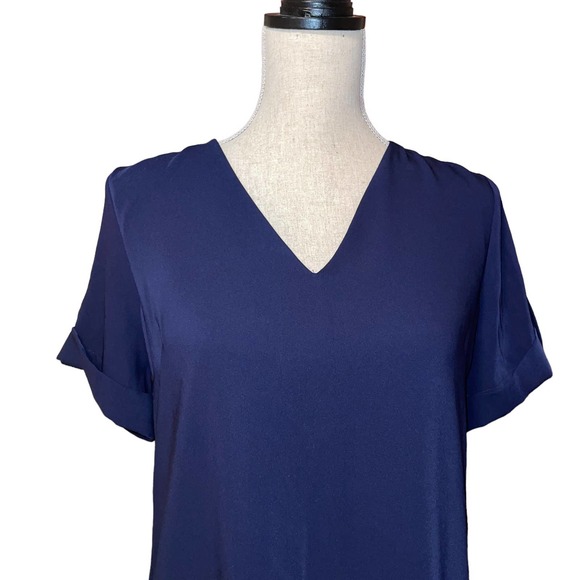 Lauren Raulph Lauren Women’s Navy Blue Sheath Dress Size 10P - Picture 4 of 7